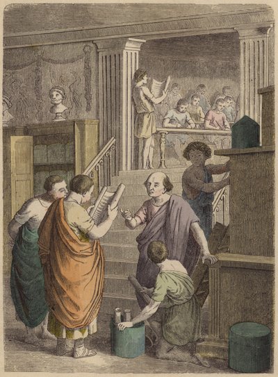 Manufacture and trade in books in Ancient Rome by German School