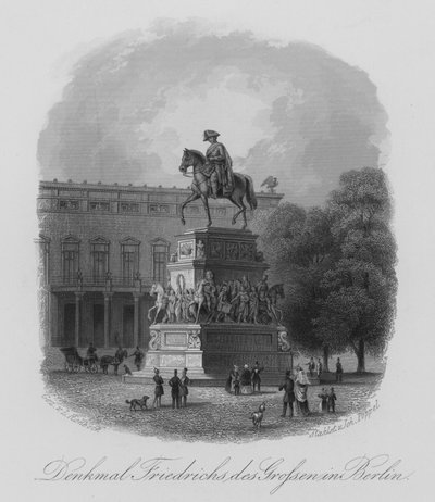 Monument to Frederick the Great, Berlin by German School
