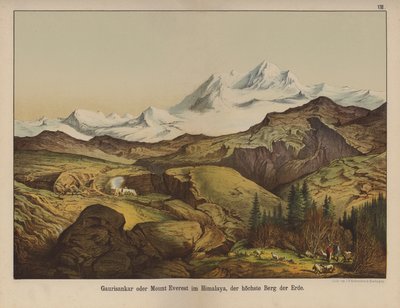 Mount Everest, the Highest Mountain on Earth by German School