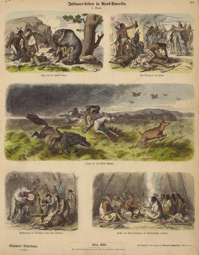 Native Americans by German School
