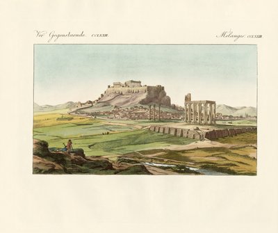 New Athens on the ashes of the old one by German School