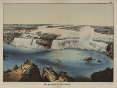 Niagara Falls in North America by German School