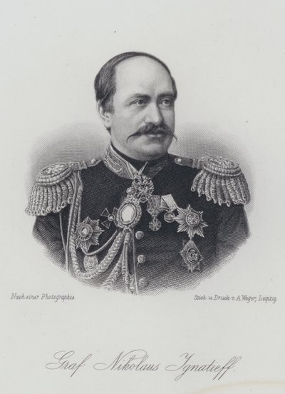 Nikolay Ignatyev, Russian Statesman and Diplomat by German School