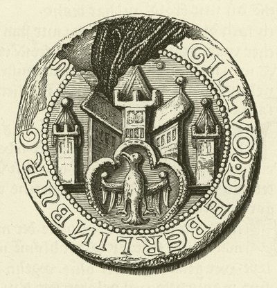 Oldest Seal of the City of Berlin by German School