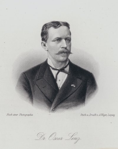 Oskar Lenz, German-Austrian Geologist and Mineralogist by German School