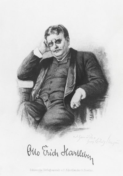 Otto Erich Hartleben by German School