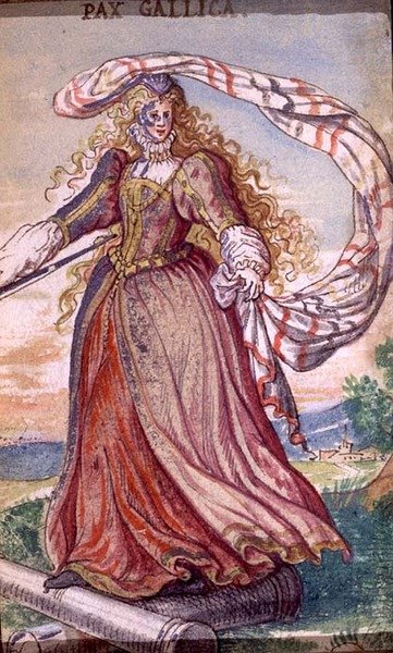 Pax Gallica, a Personification of French Peace by German School