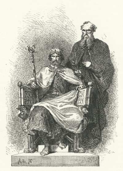 Pepin the Short, King of the Franks by German School