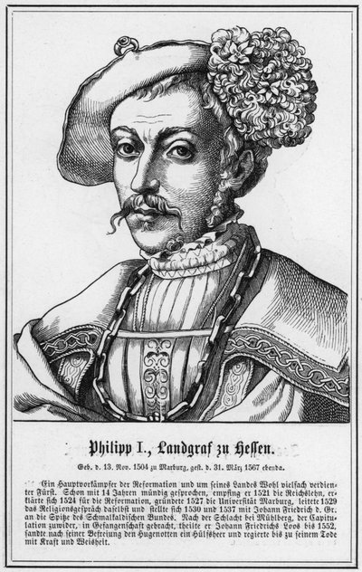 Philipp I, Landgraf zu Hessen by German School