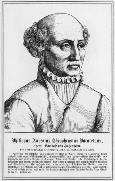 Philippus Aureolus Theophrastus Paracelsus by German School