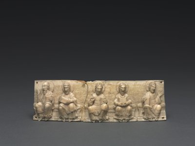 Plaque from a Portable Altar: Christ and the Apostles, Lower Rhine Valley by German School