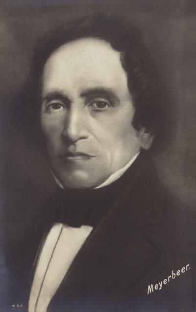 Portrait of Giacomo Meyerbeer by German School