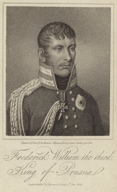 Portrait of King Frederick William III of Prussia by German School