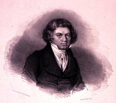 Portrait of Ludwig van Beethoven by German School