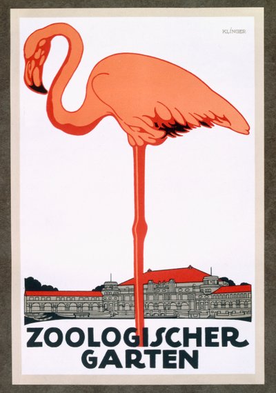 Poster for the Zoological Garden, Berlin by German School