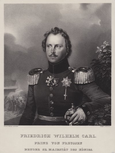 Prince Wilhelm of Prussia (1783-1851), brother of King Frederick William III by German School