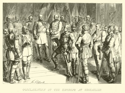 Proclamation of the Emperor at Versailles by German School