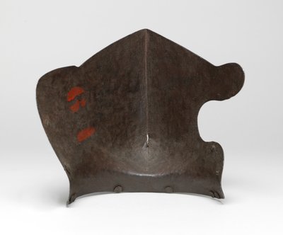 Reinforcing bevor, for use in the tourney, with etched decoration by German School