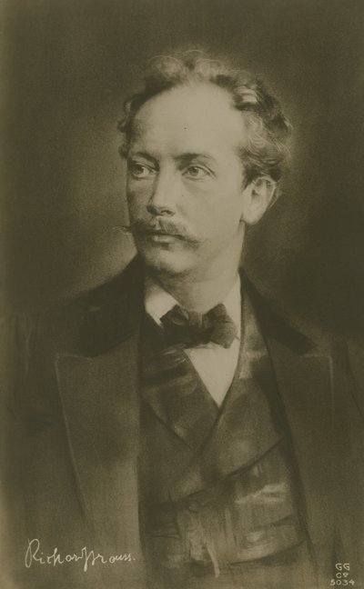 Richard Strauss, German Composer (engraving) by German School