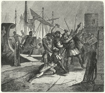 Roman Consul Lucius Cornelius Cinna Killed by His Own Soldiers in a Mutiny by German School