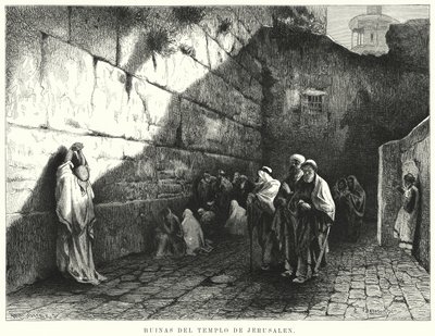 Ruins of the Temple of Jerusalem by German School