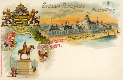 Saxony and Thuringian Trade and Industry exhibition in Leipzig, Germany by German School