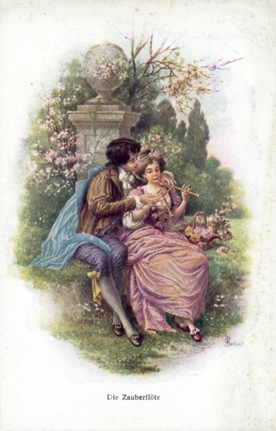 Scene from The Magic Flute by German School