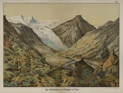 Schlatenkees Glacier on the Venediger, Tyrol, Austria by German School