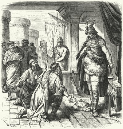 Slavic Envoys Before Rurik, Prince of Kievan Rus, 9th Century by German School