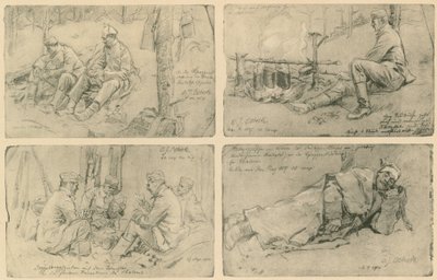 Soldiers on the Western Front by German School