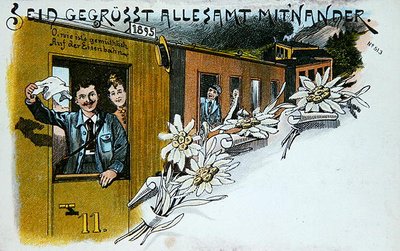 Souvenir Greeting postcard, c.1900 by German School