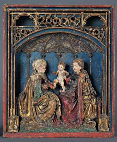 St. Anne, Mary and the Christ Child (Anna Selbdrift) Upper Rhine by German School