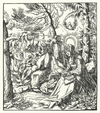 St Ida of Lorraine (c1040-1113) by German School