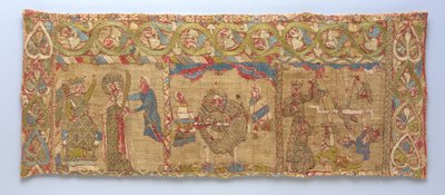 Stole with the Martyrdom of St. Catherine, Rhineland, c.1200 by German School