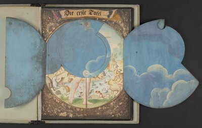 Tables representing man in three different states, Add MS 5788 by German School