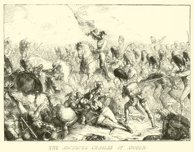 The Archduke Charles at Aspern by German School