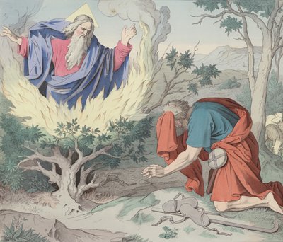 The Burning Bush by German School