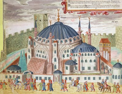 The Church of Saint Sophia Transformed as a Mosque by German School
