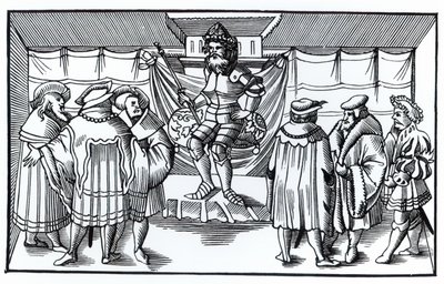 The Court of a Baron, after a Woodcut in Cosmographie Universelle of Munster, Published 1552 by German School