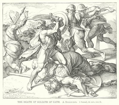 The Death of Goliath of Gath by German School