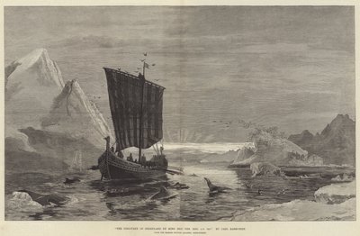 The Discovery of Greenland by King Eric the Red, AD 983 by German School