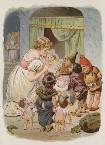 The Elves and the Shoemaker by German School
