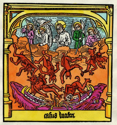 The Fall of Lucifer and the Rebel Angels (Illustration from 