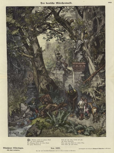 The German Fairy Tale Forest by German School