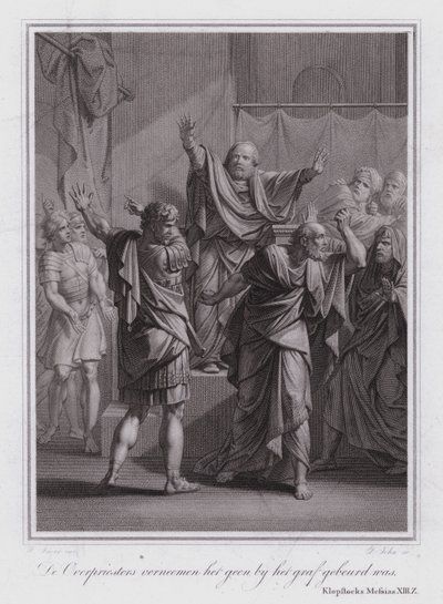 The High Priests learn that Christ