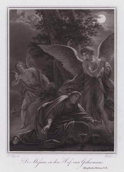 The Messiah in the Garden of Gethsemane by German School