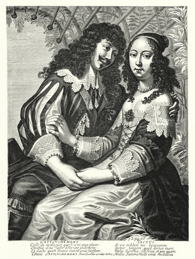 The Newlyweds by German School