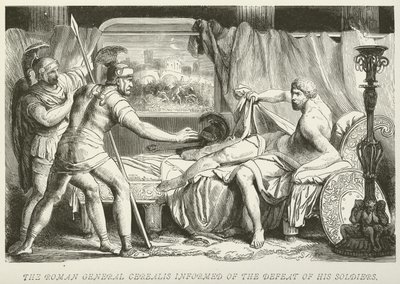 The Roman General Cerealis informed of the defeat of his soldiers by German School