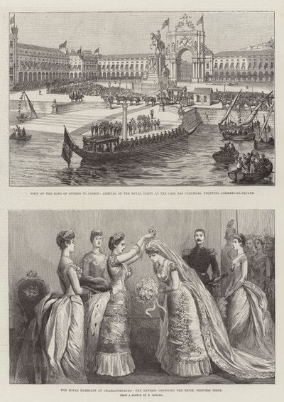 The Royal Wedding at Charlottenburg by German School