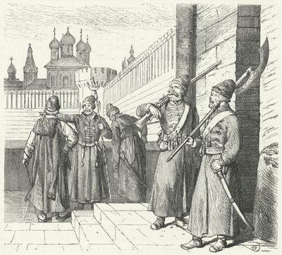 The Streltsy under the reign of Peter the Great of Russia by German School